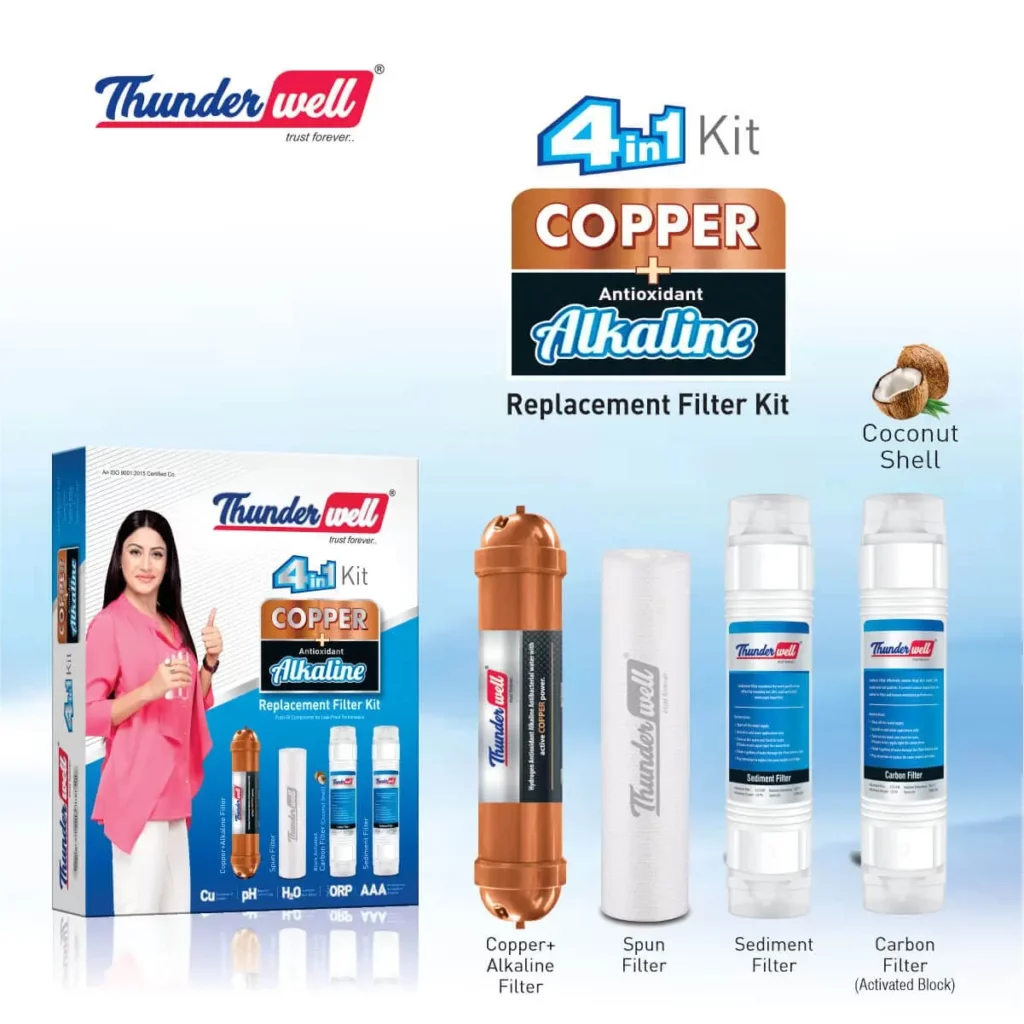 4 in 1 copper+antioxidant alkaline replacement filter kit trader delhi ncr
