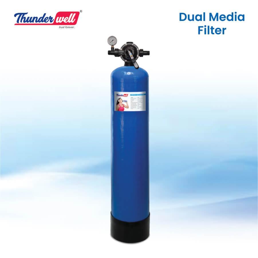 Commercial & Industrial Dual Media Filter for RO Water Purifier manufacturer supplier & wholesaler in India